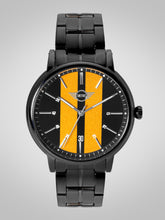 Load image into Gallery viewer, Men Black &amp; Yellow Analogue Watch 160905_OR11